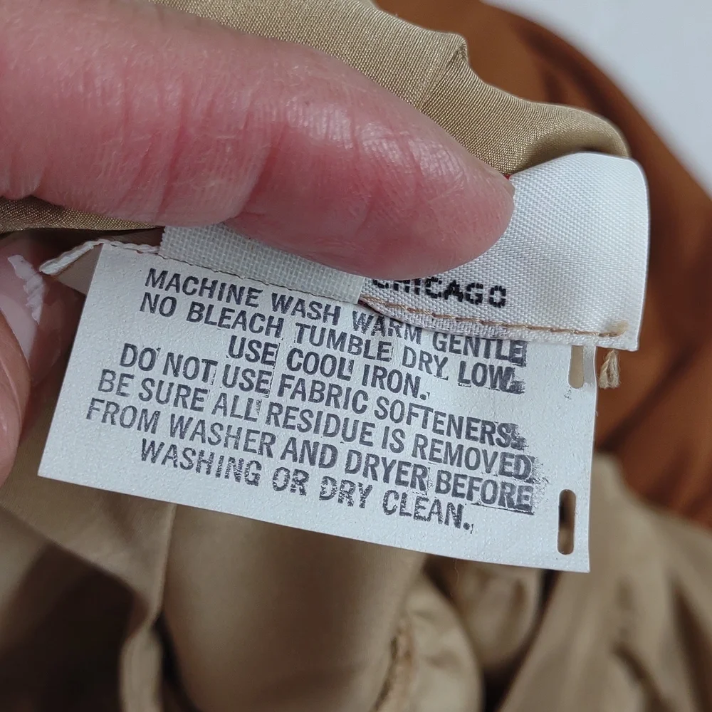 Vintage Dress lEegant Tan Skirt - Picture 3 of 13